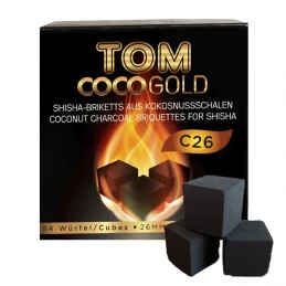 Kokosové uhlie Tom Coco Gold C26 64kusov