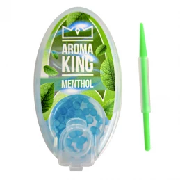 Mentolové guličky / kapsule do filtra Aroma King - Mentol (mint)