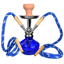Vodná fajka Mya Saray - 32 cm Blue dvojhadicová