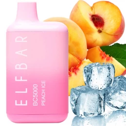 E-shisha Elf Bar 5000/50mg Peach Ice - Ľadová Broskyňa