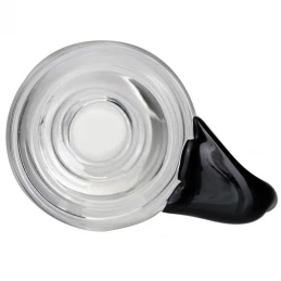 Cooler do bonga Grace Glass 15 cm - Čierny