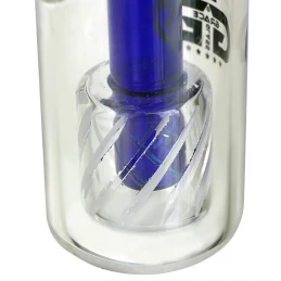 Precooler (predchladič) do bonga Grace Glass 14 cm - Modrý