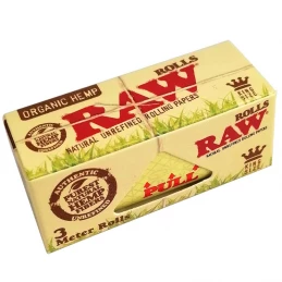Cigaretové papieriky Raw Rolls Organic 3 m