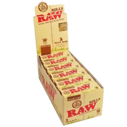 Cigaretové papieriky Raw Rolls Organic 3 m