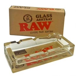 Popolník na cigarety RAW Square Glass 16 cm