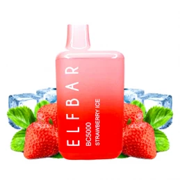 E-shisha Elf Bar 5000/50mg Strawberry Ice - Ľadová jahoda