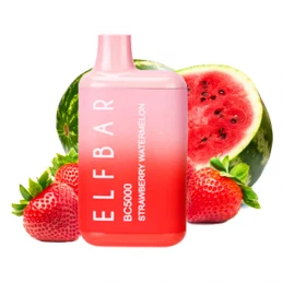 E-shisha Elf Bar 5000/50mg Strawberry Watermelon - Jahoda Červený melón