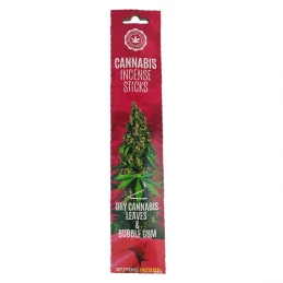 Cannabis Incense Sticks - Bubblegum and Dry Leaves