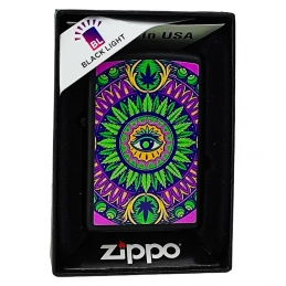 Zapalovač Zippo Cannabis Pattern Design
