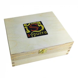 Fajkový set Sypuera Gift Brown : drevená krabica