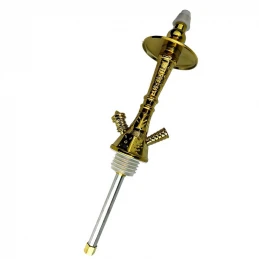 Vodná fajka Amy Deluxe Mini Harfi Black - Gold 50 cm