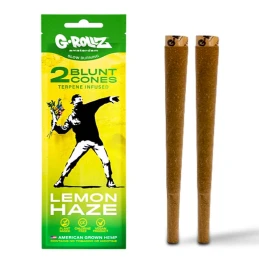 G-Rollz Hemp Cones Banksy Lemon Haze