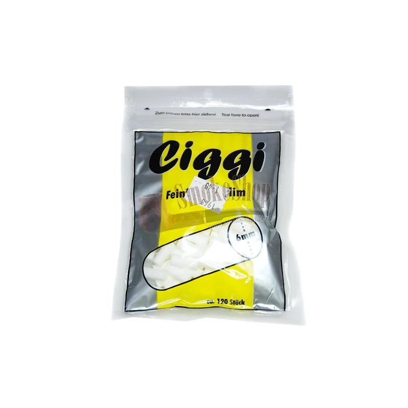 Cigaretové filtre Ciggi 6mm / 120ks