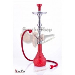Vodná fajka Istanbul (červená-oranžová) Aladin