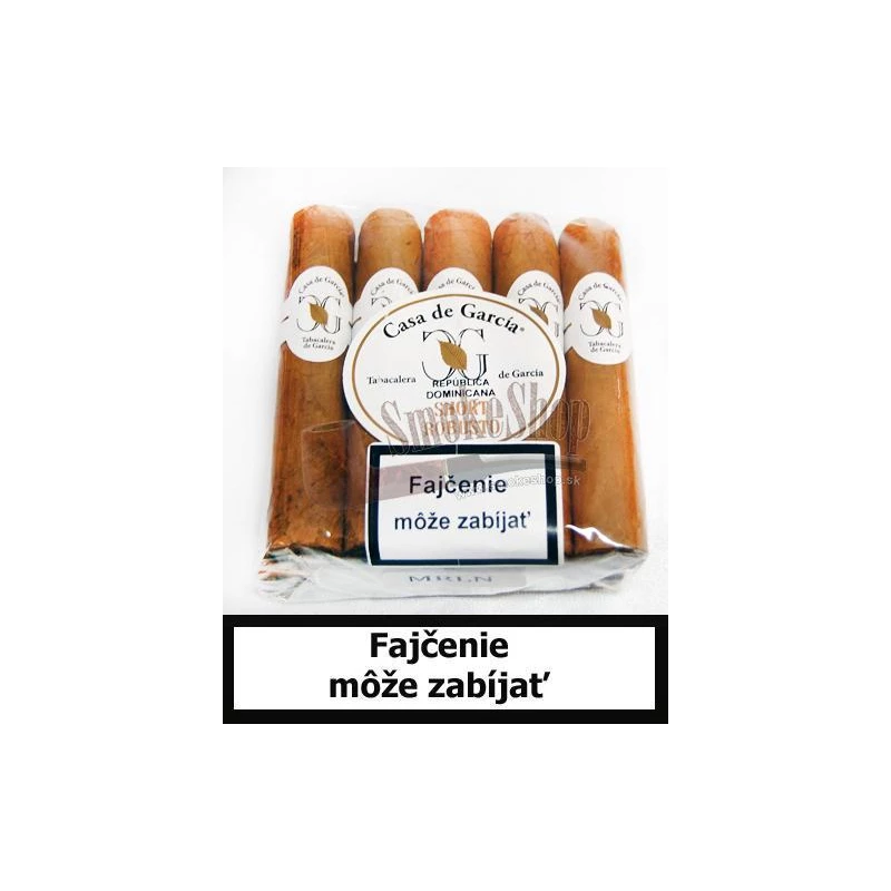 Cigary Casa De Garcia  Short Robusto - Balenie 10 ks