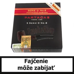 Cigary Partagas No.6  - Balenie 5 ks