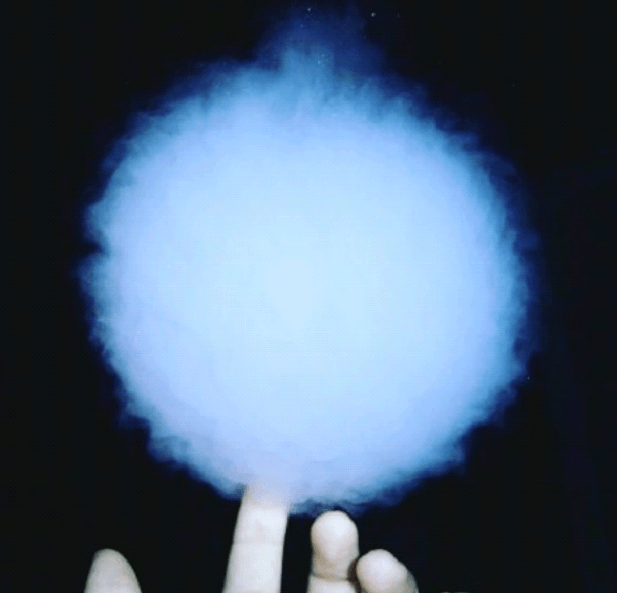shisha smoke prasknutá dymová bublina
